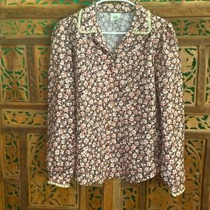 Cottagecore lace button down